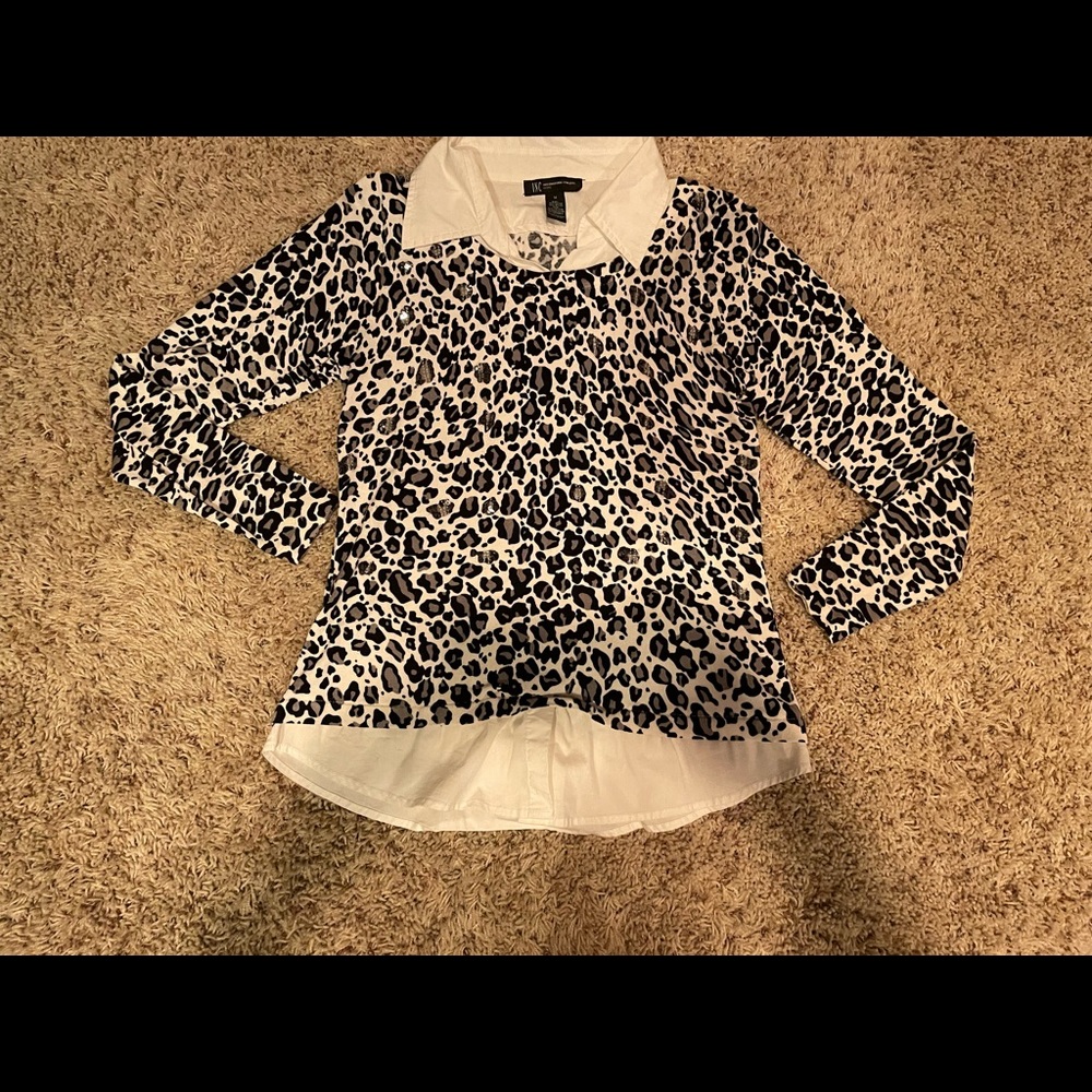 🐆Inc Leopard Sweater With Sparkle